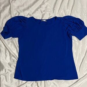 Elegant Blue Women's Top